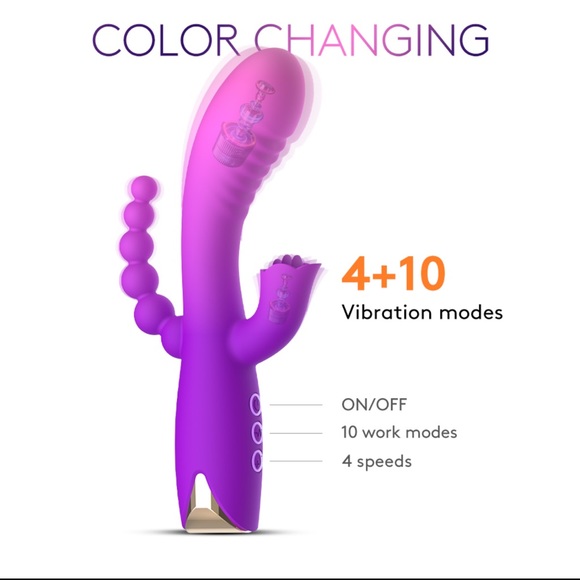 In Pkg 3 in 1 Ultimate Women’s Color Changing Massager for Health and Wellness - Picture 2 of 5